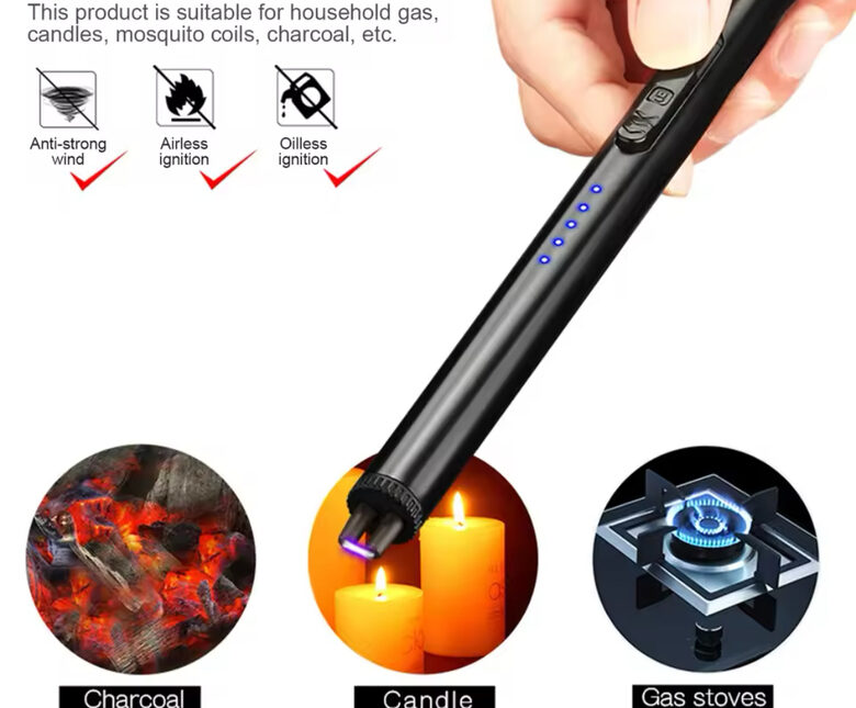 Nešiojama gynybos priemonė + žiebtuvėlio funkcija 